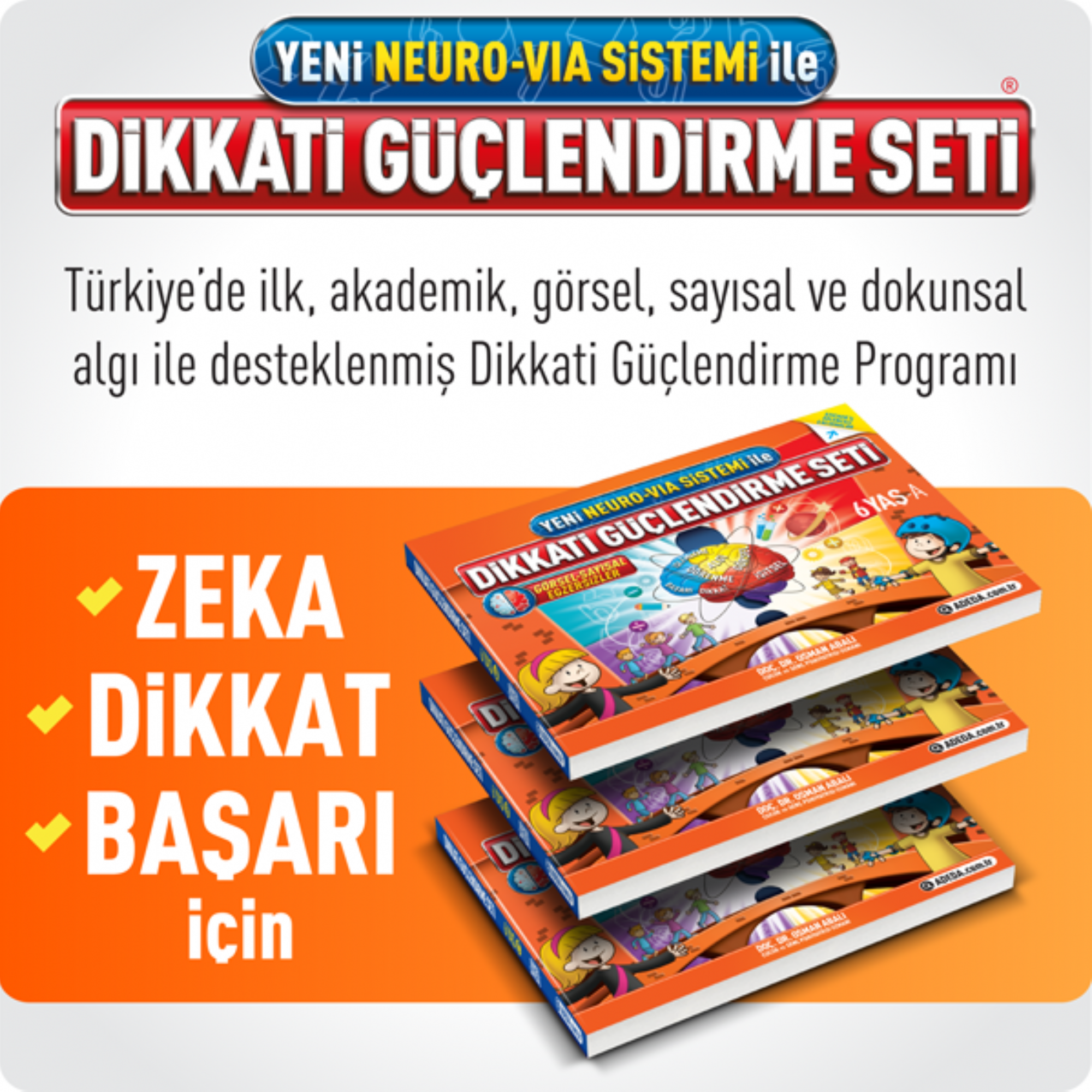 Dikkati Güçlendirme Seti 6 Yaş - dahiyizbiz.com