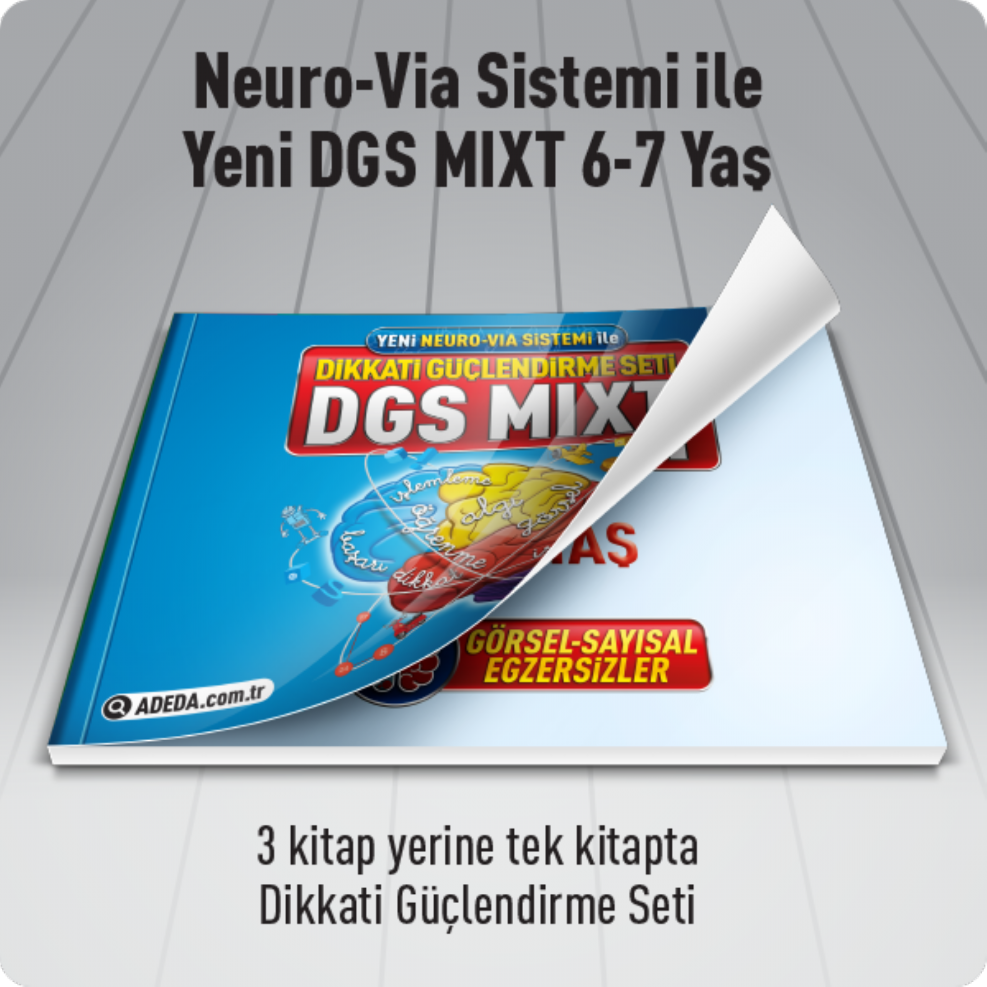 Dikkati Güçlendirme Seti Mixt 6/7 Yaş - dahiyizbiz.com
