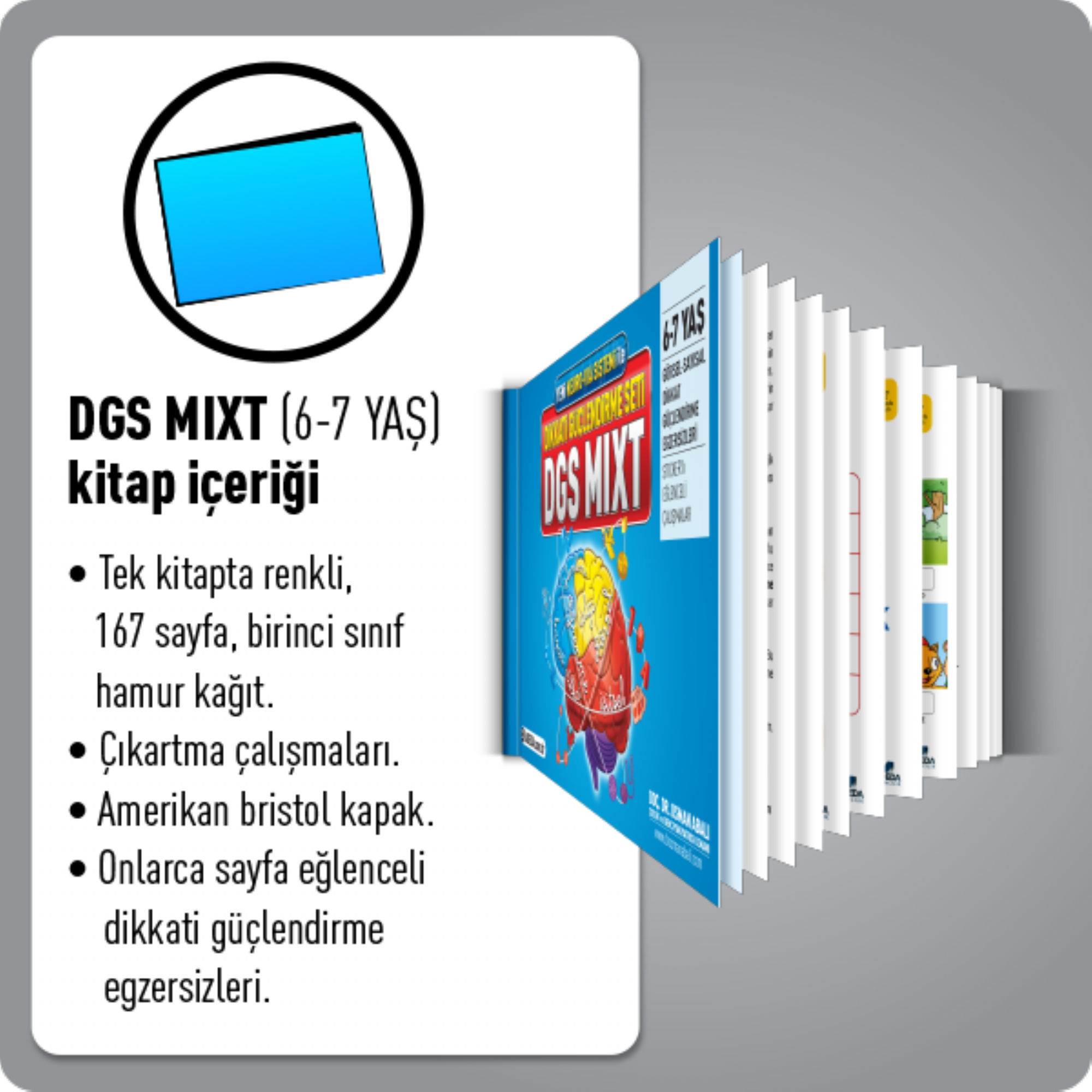 Dikkati Güçlendirme Seti Mixt 6/7 Yaş - dahiyizbiz.com