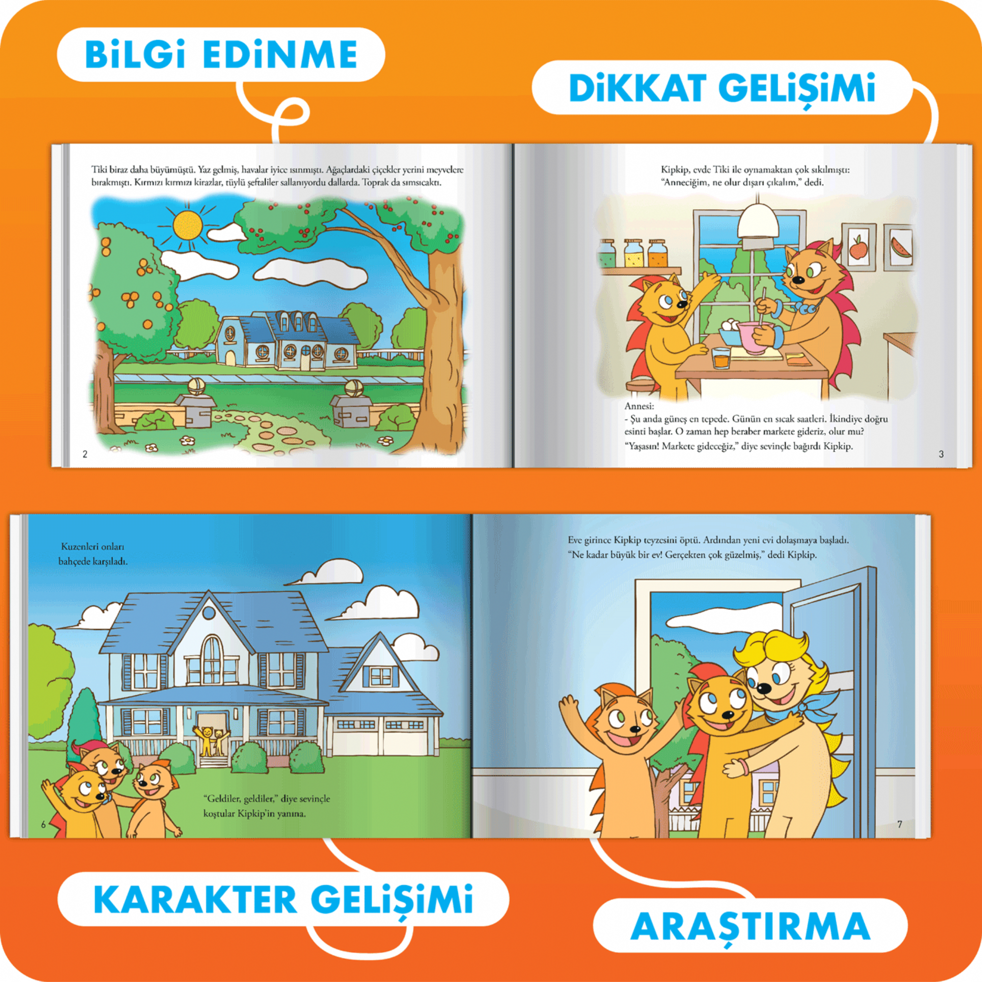 Dikkati Güçlendiren Hikaye Seti - Kip Kipin Maceraları Kutulu Set